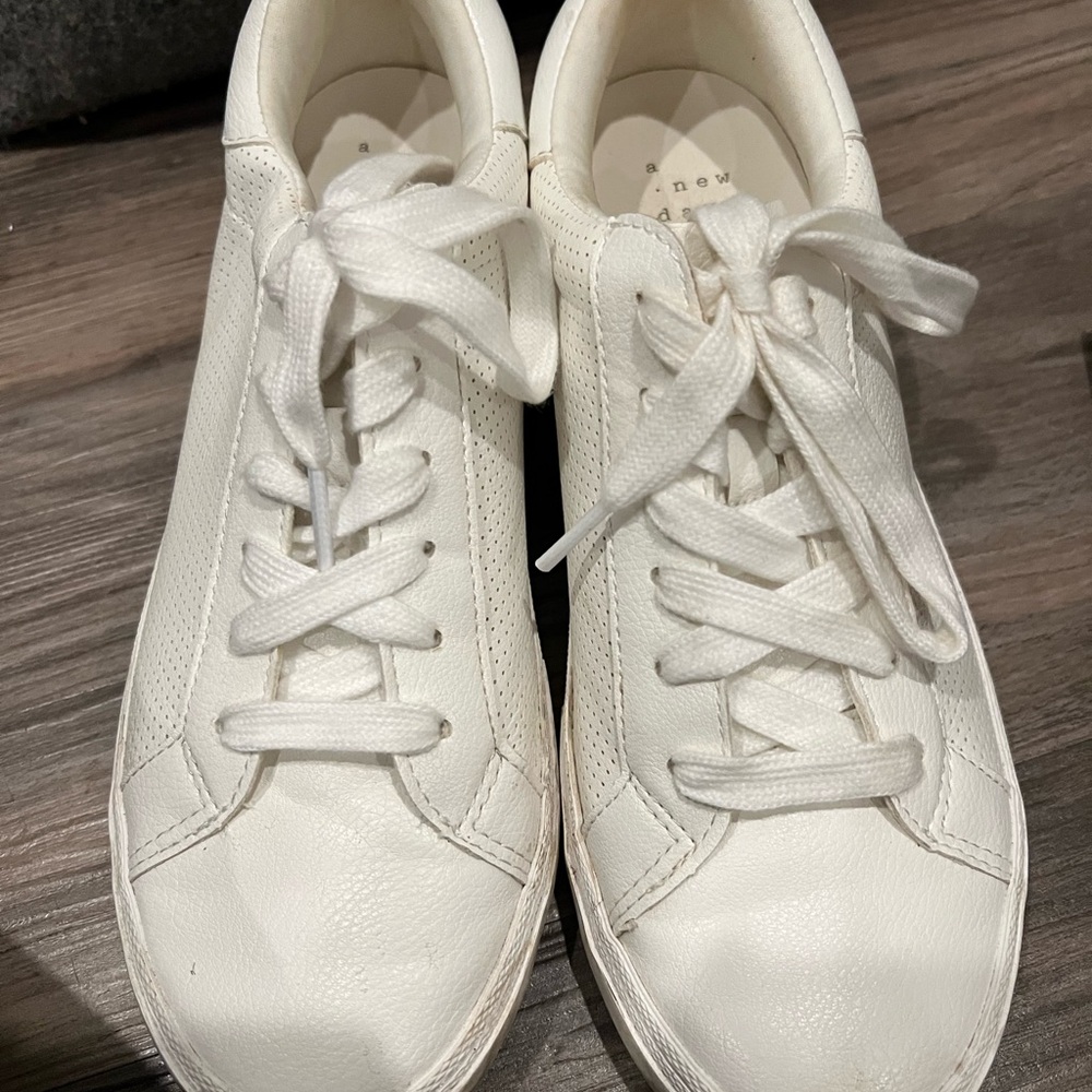 White Leather Sneakers